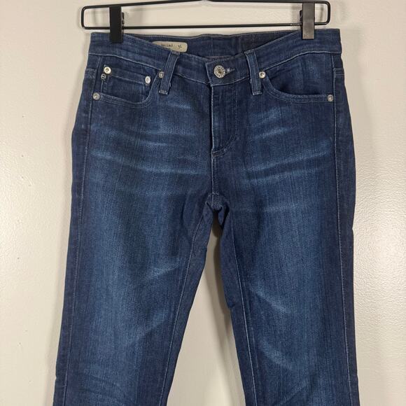 Adriano Goldschmied Women The Ballad Low Rise Slim Bootcut Jeans Dark 26R - Picture 2 of 9